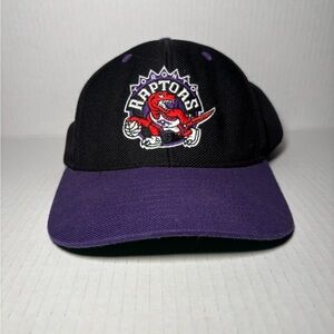 Toronto Raptors Snapback Hat Vintage 90s Dinosaur Graphic